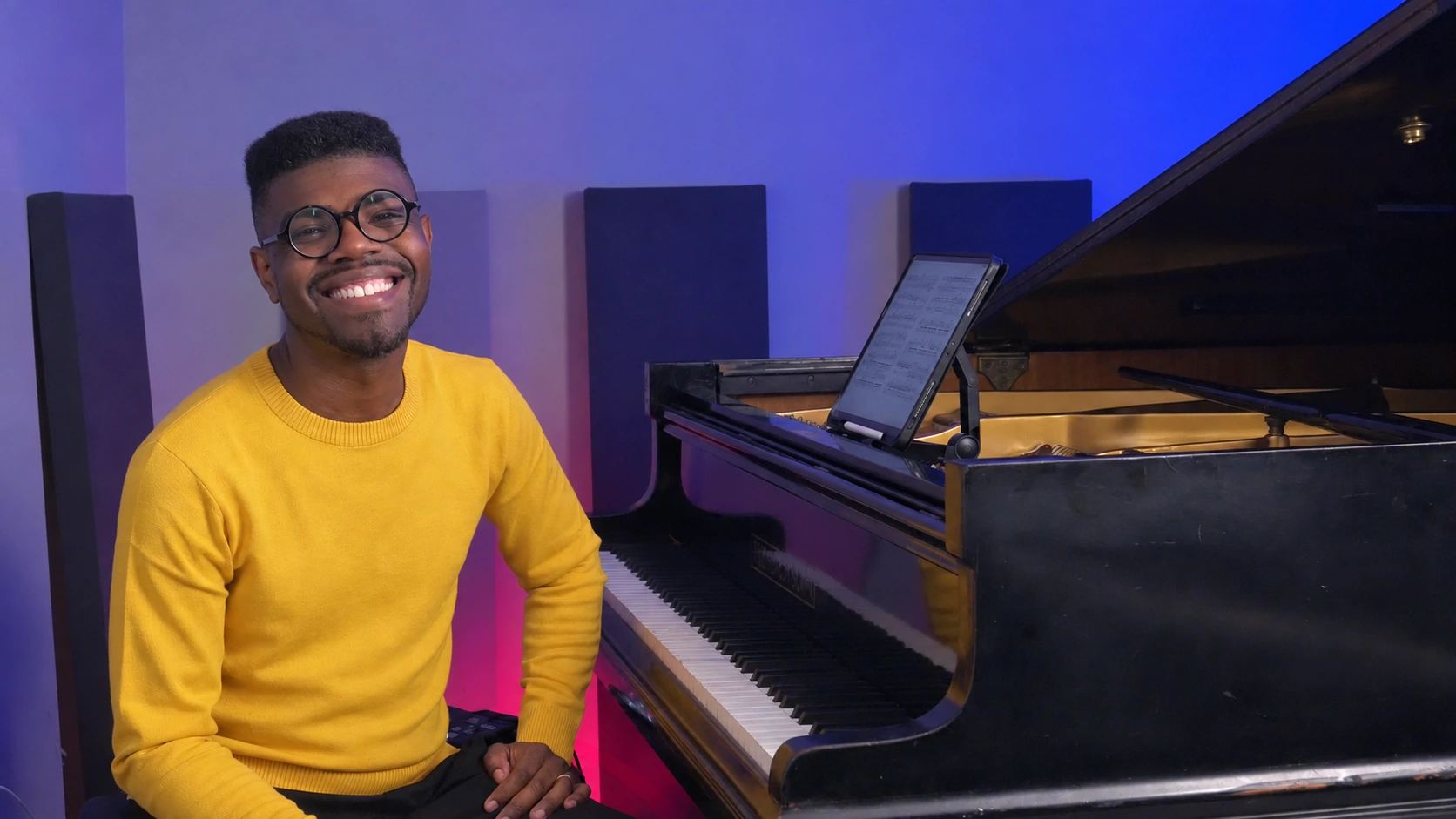 Kyle P. Walker teaching piano through Piano Lab with Kyle